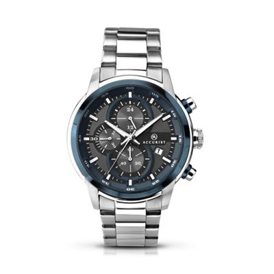 Men's stainless steel chronograph bracelet watch 7039.01